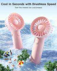 Portable Handheld Mini Fan with Base