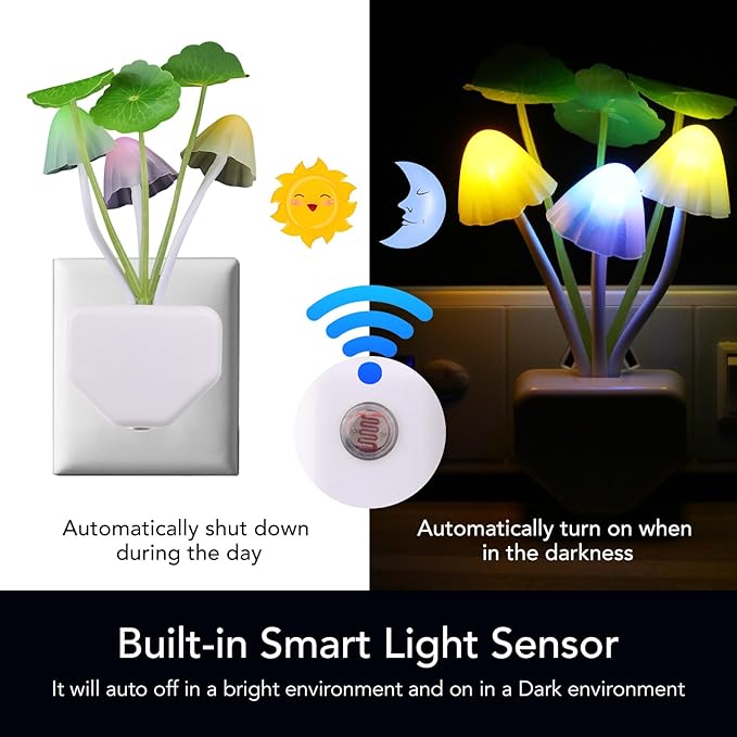 LED Mushroom Night Light