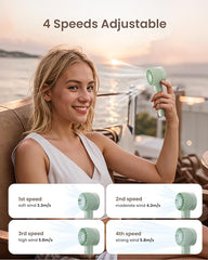 Portable Handheld Mini Fan with Base